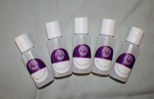 Infant Massage Oil Bottles - 1 OZ (Pack of 5)